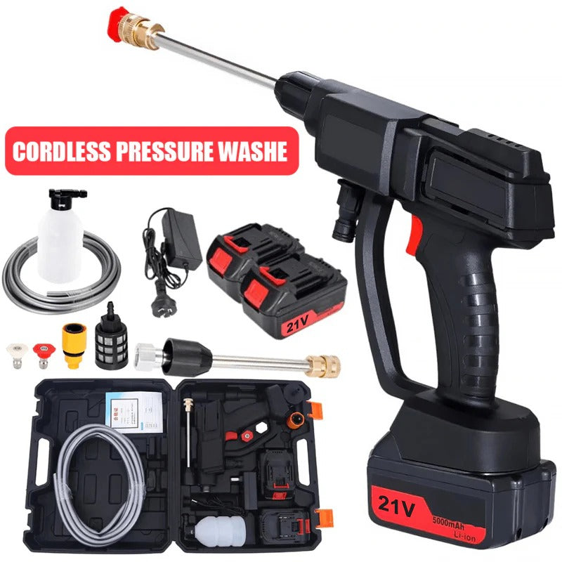 Cordless High Pressure Washer with 2 Batteries 0