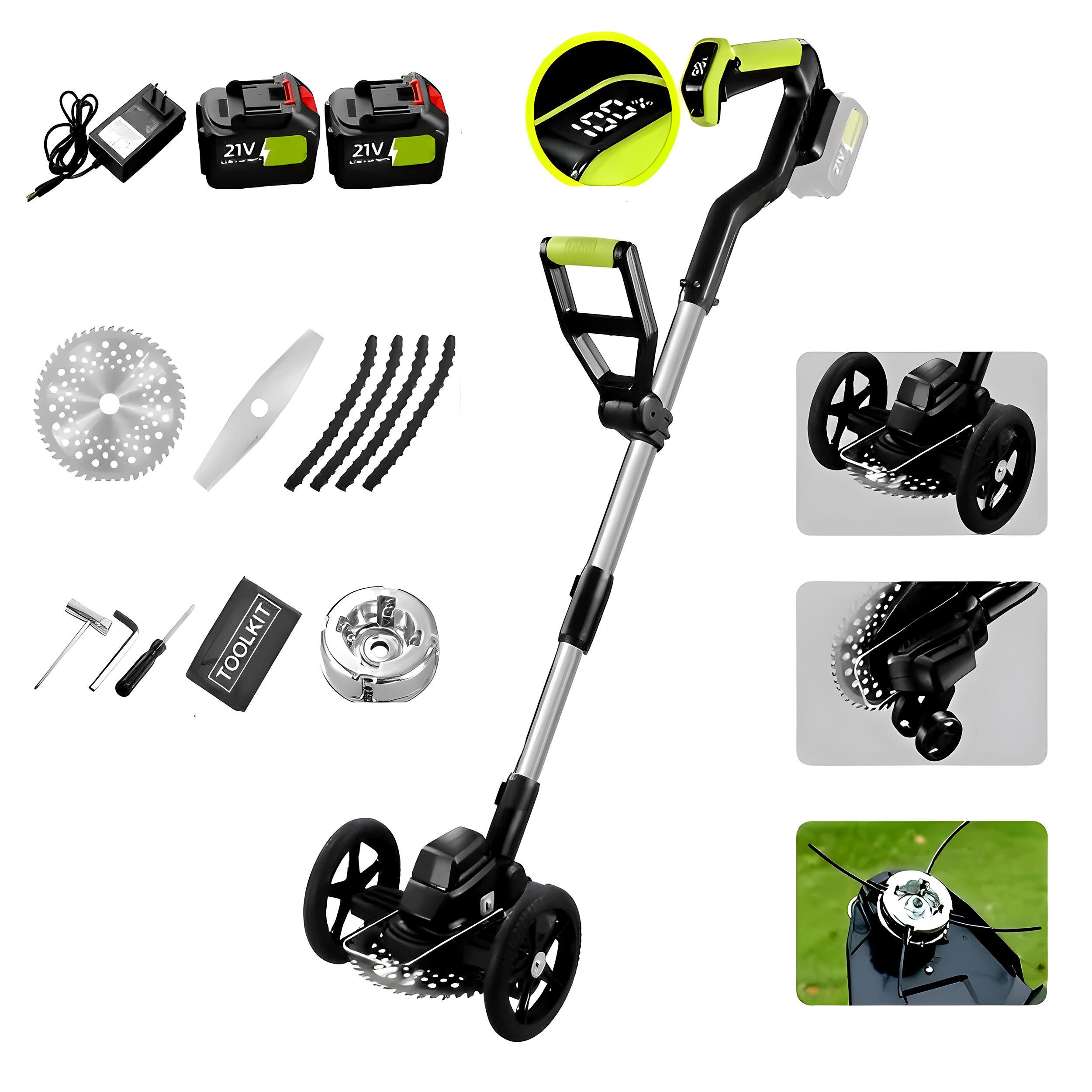 Cordless Weed Eater With Battery And Charger 0
