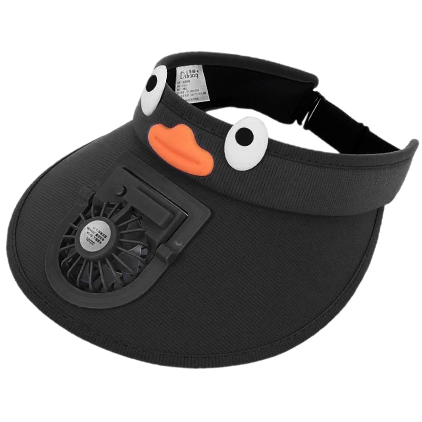 Kids Sun Visor Hat with Cooling Fan Hat 0