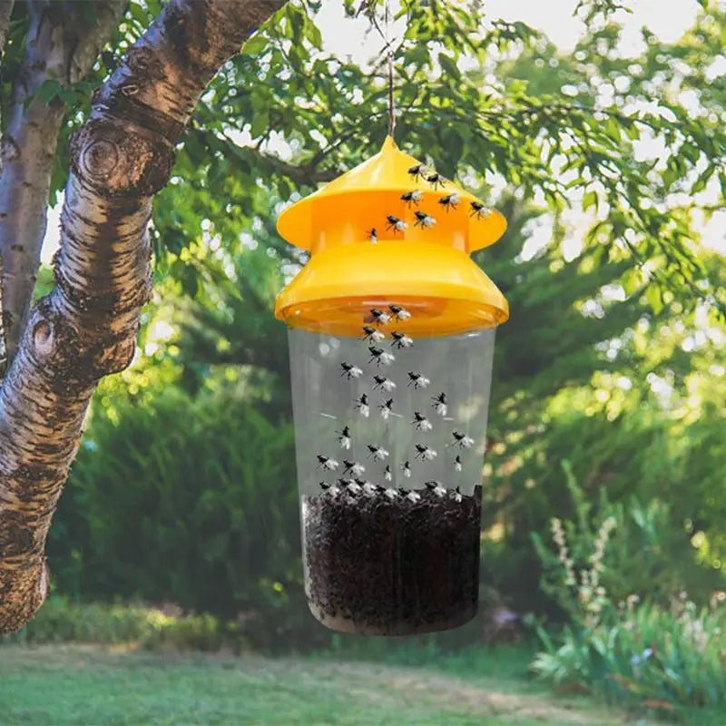 Reusable Outdoor Hanging Fly Trap 0