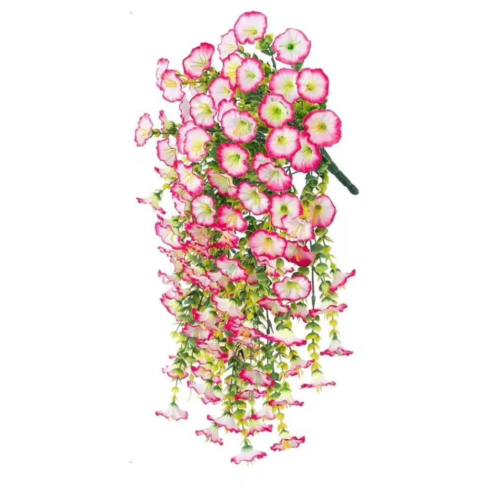 UV Resistant Artificial Morning Glory Flower Hanging Decor 4